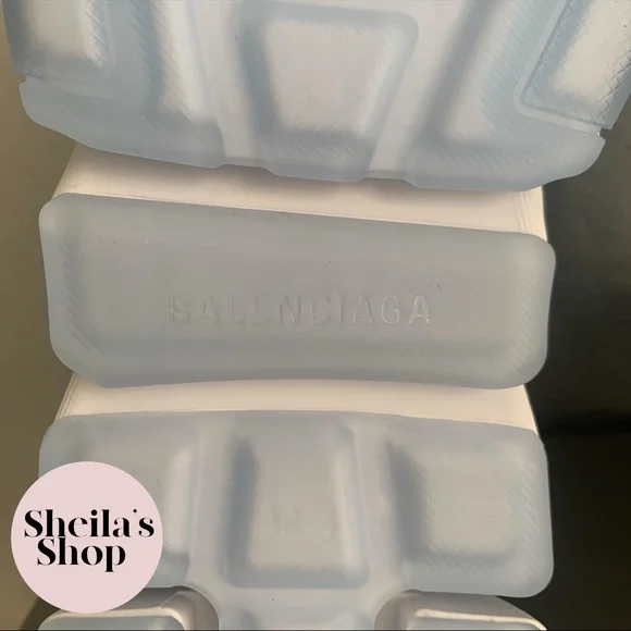 NIB Balenciaga Men’s Speed 2.0 LT Sneakers Blue Size 42 - Picture 8 of 10